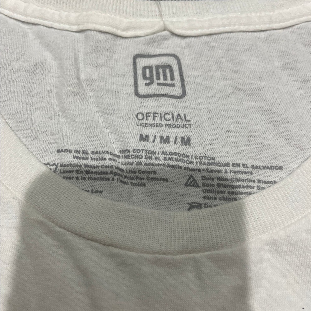 GM Camaro White T-Shirt for Men - Picture 3 of 5